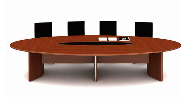Elips toplantı masası